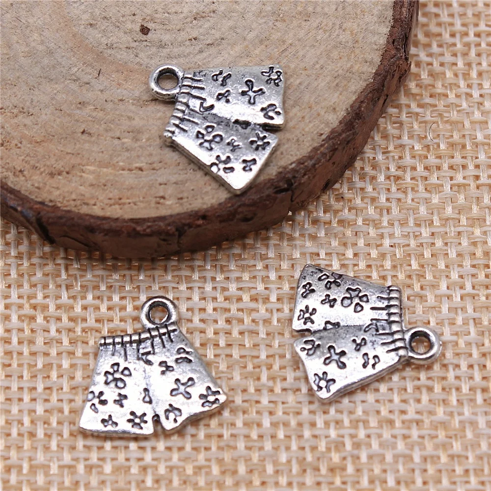 Подвески для изготовления ювелирных изделий, трусы-боксеры с античным посеребренным покрытием, 20 шт., 15 х1, 5 мм
Подвески для изготовления ювелирных изделий, трусы-боксеры с античным посеребренным покрытием, 20 шт., 15 х1, 5 мм