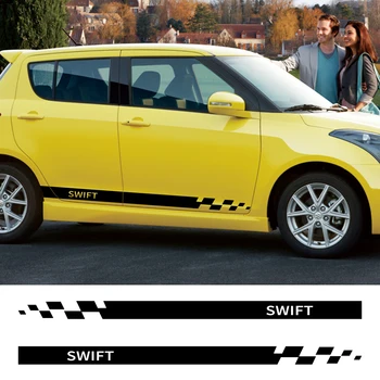 2pcs Car Side Stripe Stickers DIY Auto Vinyl Film Decals Decoration Automobiles Sticker For SUZUKI SWIFT Tuning Car Accessories
2pcs Car Side Stripe Stickers DIY Auto Vinyl Film Decals Decoration Automobiles Sticker For SUZUKI SWIFT Tuning Car Accessories
