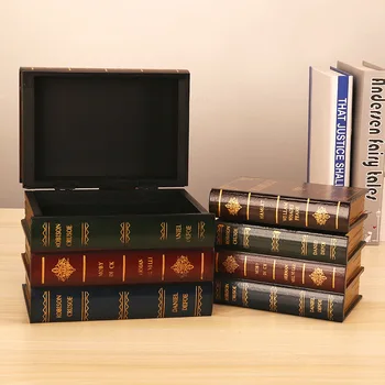 Retro Simulation Book Storage Box Fake Book European Style Jewelery Organizer Model Photo Prop Home Decoration Office Ornament
Retro Simulation Book Storage Box Fake Book European Style Jewelery Organizer Model Photo Prop Home Decoration Office Ornament