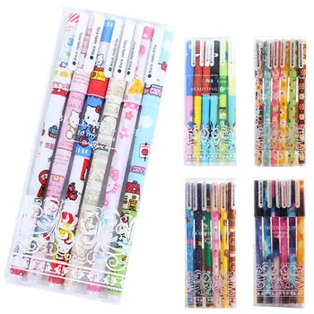 6pcs/Set 0.38mm Gel Ink Pen Roller Ball Pen Cute Stationery School Writing Tool Creative Cartoon Students Children
6pcs/Set 0.38mm Gel Ink Pen Roller Ball Pen Cute Stationery School Writing Tool Creative Cartoon Students Children