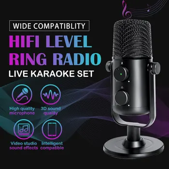 gaming microphone USB Condenser Cardioid Mic Gain Volume Control Metal Recording Studio microfone for YouTube podcast equipment
gaming microphone USB Condenser Cardioid Mic Gain Volume Control Metal Recording Studio microfone for YouTube podcast equipment