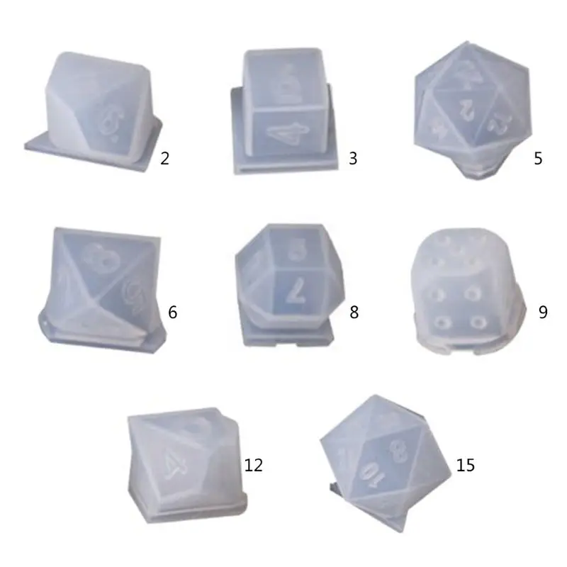 8 Shapes Transparent Silicone Mould Dried Flower Resin Decorative Craft DIY dice Mold epoxy resin molds for jewelry
8 Shapes Transparent Silicone Mould Dried Flower Resin Decorative Craft DIY dice Mold epoxy resin molds for jewelry