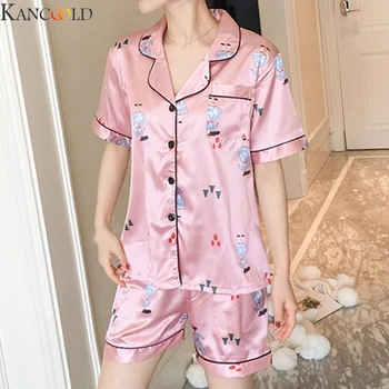 KANCOOLD Women Chinese Style Sexy Nightwear Bathrobe V-neck High Quality Short Sleeve Pajamas Silk Set Sexy Robe Homewear
KANCOOLD Women Chinese Style Sexy Nightwear Bathrobe V-neck High Quality Short Sleeve Pajamas Silk Set Sexy Robe Homewear