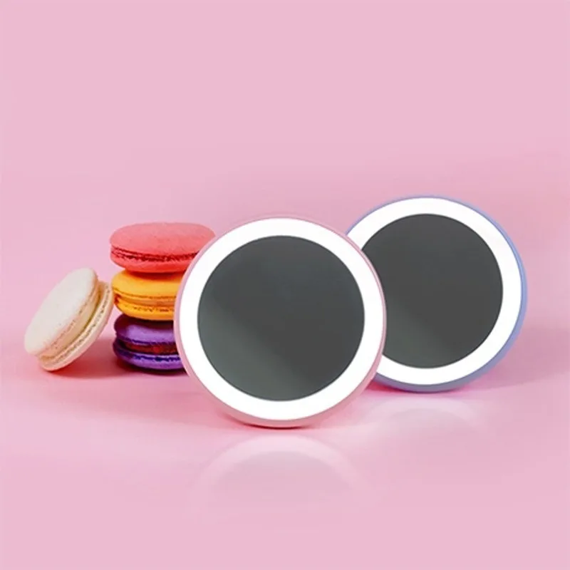 Led Make-up Mirror Mini Pocket Round Lighting Small Portable Makeup Vanity Fill with CR2032 Battery
Led Make-up Mirror Mini Pocket Round Lighting Small Portable Makeup Vanity Fill with CR2032 Battery