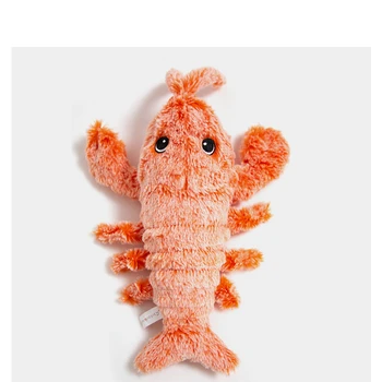 Pet gravity jump shrimp plush toy USB charging simulation lobster electric teasing dog toy
Pet gravity jump shrimp plush toy USB charging simulation lobster electric teasing dog toy
