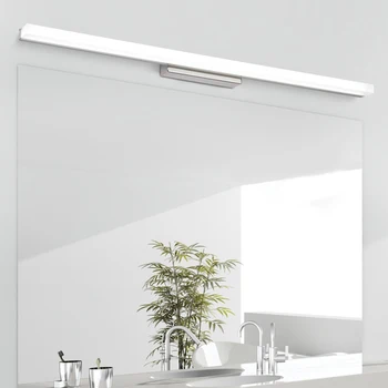 12W Modern Bathroom Light Stainless Steel LED Front Mirror Light Makeup Wall Lamp Vanity Lighting Fixtures Mirror Lamp
12W Modern Bathroom Light Stainless Steel LED Front Mirror Light Makeup Wall Lamp Vanity Lighting Fixtures Mirror Lamp
