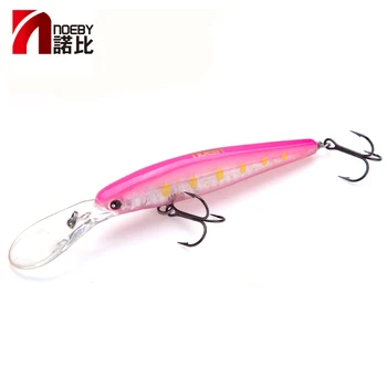 NOEBY Floating Minnow Fishing Lure 90mm 13g VMC Treble Hooks Artificial Hard lures wobblers Bait NBL 9244 Pescara peche en mer
NOEBY Floating Minnow Fishing Lure 90mm 13g VMC Treble Hooks Artificial Hard lures wobblers Bait NBL 9244 Pescara peche en mer
