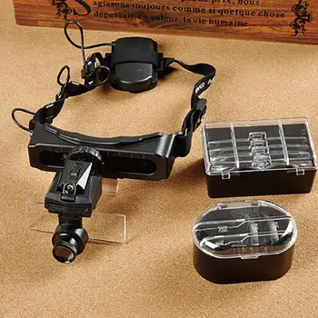 Eye-shaped Magnifying Glass With Led Light Head-mounted Helmet Magnifying Glass With 8 Lenses 9892e 
Eye-shaped Magnifying Glass With Led Light Head-mounted Helmet Magnifying Glass With 8 Lenses 9892e