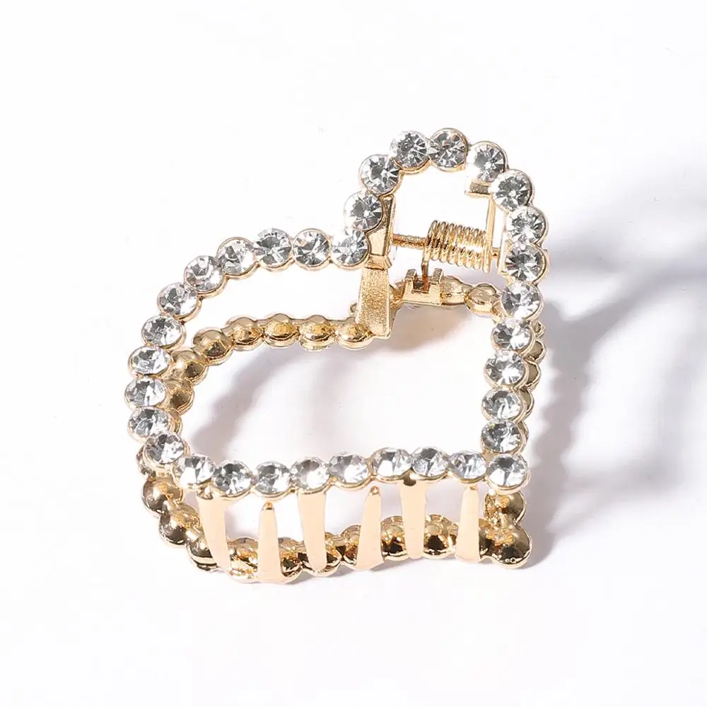 Imitation pearl hairpin geometric crystal triangle hairclip rhinestone heart hair claws headwear jewelry gift Christmas 
Imitation pearl hairpin geometric crystal triangle hairclip rhinestone heart hair claws headwear jewelry gift Christmas