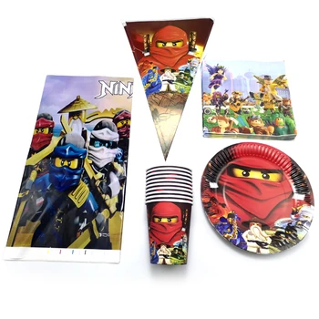 82pc/lot Baby Shower Tablecloth Ninja Theme Plates Cups Decorate Boys Favors Dishes Tableware Set Birthday Party Napkins Flags 
82pc/lot Baby Shower Tablecloth Ninja Theme Plates Cups Decorate Boys Favors Dishes Tableware Set Birthday Party Napkins Flags