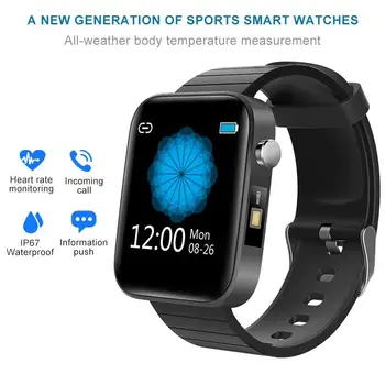 Bluetooth Smart Watch Band Fitness Tracker Watch Blood Pressure Watch Smart Band Waterproof IP67 Smart Wristband for ios Android
Bluetooth Smart Watch Band Fitness Tracker Watch Blood Pressure Watch Smart Band Waterproof IP67 Smart Wristband for ios Android
