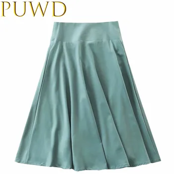 Elegant women green solid midi skirts 2020 spring-summer fashion ladies vintage empire skirt female a-line girls chic skirt
Elegant women green solid midi skirts 2020 spring-summer fashion ladies vintage empire skirt female a-line girls chic skirt