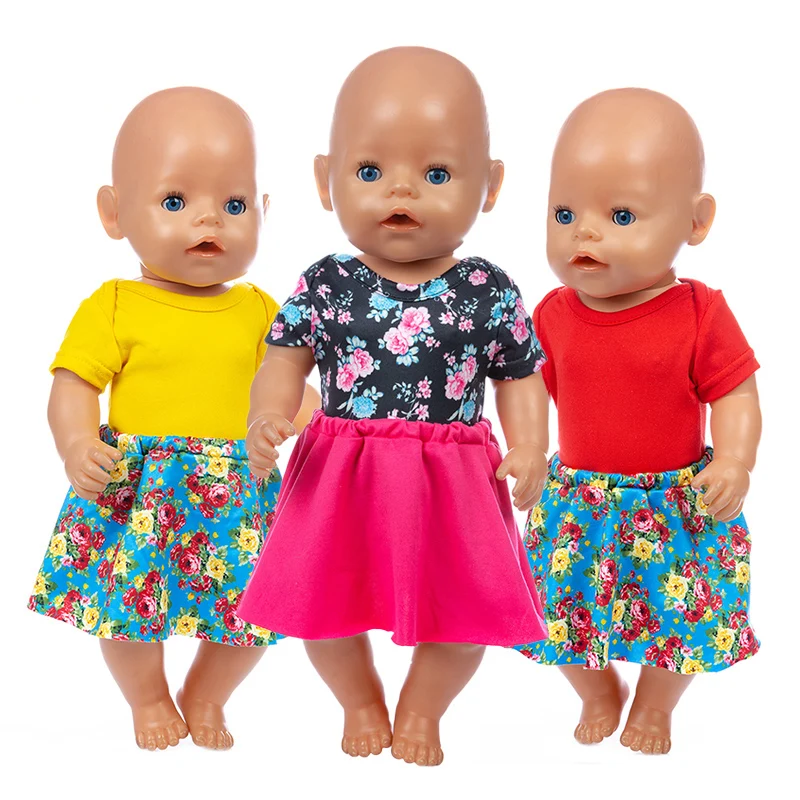 2020 New Flower dress Doll clothes Fit For 43cm zapf baby Doll clothes Reborn Babies Clothes And 18inch Doll Accessories
2020 New Flower dress Doll clothes Fit For 43cm zapf baby Doll clothes Reborn Babies Clothes And 18inch Doll Accessories