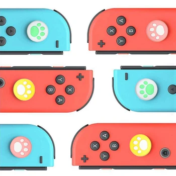Cute Cat Paw Thumb Grip Caps Silicone Rocker Caps JoyCon Joystick Cover Shell 3D Animal Button Cap Nintendo Switch Accessores
Cute Cat Paw Thumb Grip Caps Silicone Rocker Caps JoyCon Joystick Cover Shell 3D Animal Button Cap Nintendo Switch Accessores