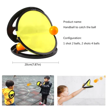 Children's Hand Catching Ball Toy Outdoor Sports Catch Ball Game Set Throw Catch Parent-Child Interactive Outdoor Catching Toys
Children's Hand Catching Ball Toy Outdoor Sports Catch Ball Game Set Throw Catch Parent-Child Interactive Outdoor Catching Toys