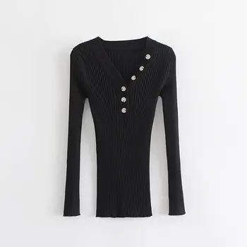 Fashion New LJ55-8028 more than the European and American fashion buckles knitting a sweater
Fashion New LJ55-8028 more than the European and American fashion buckles knitting a sweater