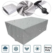 23 tamanhos capa à prova dwaterproof água ao ar livre pátio poeira jardim mobiliário cobre sofá cadeira capa de mesa para capa à prova de poeira chuva neve(China)