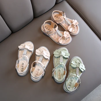 Girls Sandals Children Shoes kids Open-toe Sandals For School Kids Flat Leather Shoes Summer with Bow SYY116
Girls Sandals Children Shoes kids Open-toe Sandals For School Kids Flat Leather Shoes Summer with Bow SYY116