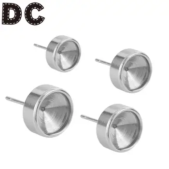 DC 20pcs/lot Stainless Steel Welding Pin Stone Support Earring Blank Tray Fit Cabochon BaseFor DIY Earrings JewelryMaking Findin
DC 20pcs/lot Stainless Steel Welding Pin Stone Support Earring Blank Tray Fit Cabochon BaseFor DIY Earrings JewelryMaking Findin