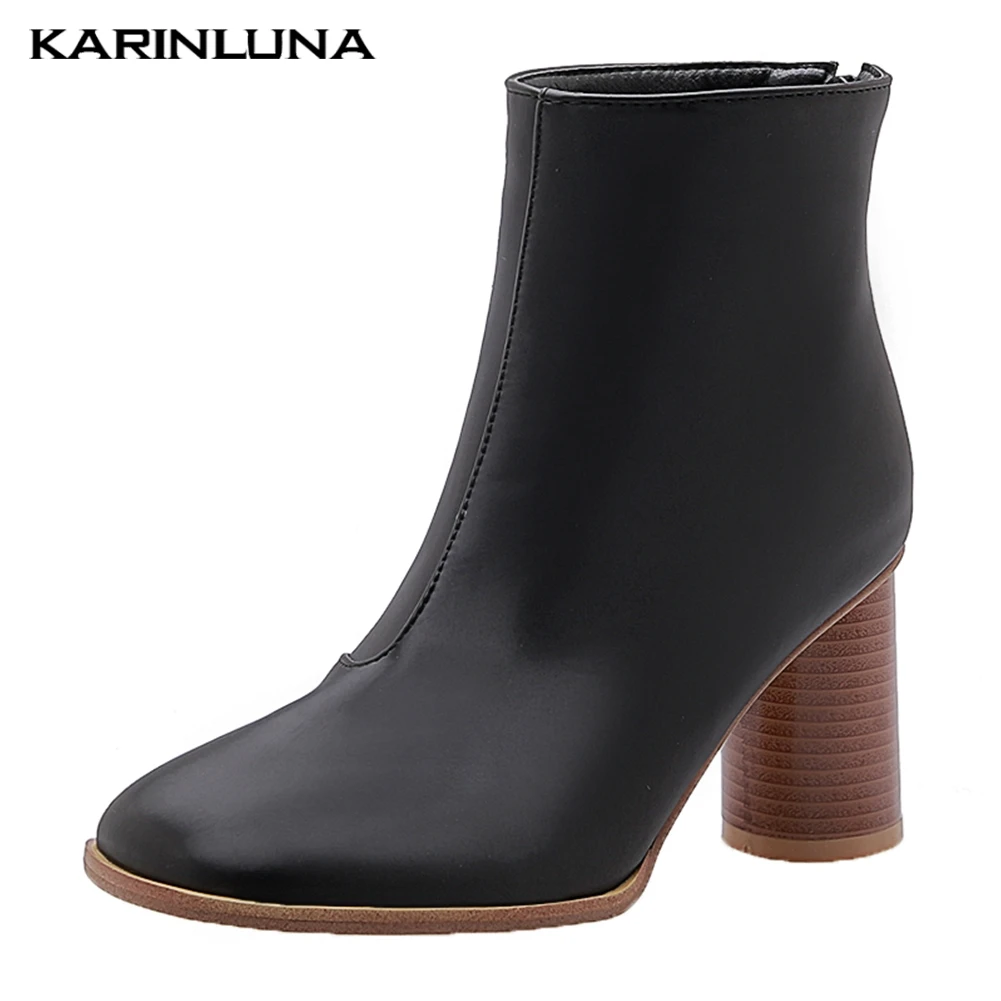 Karinluna Large Size 32-48 Fashion Hot Sale Shoes Women Boots Female Chunky High Heels Purple Ankle Boots Woman Shoes
Karinluna Large Size 32-48 Fashion Hot Sale Shoes Women Boots Female Chunky High Heels Purple Ankle Boots Woman Shoes
