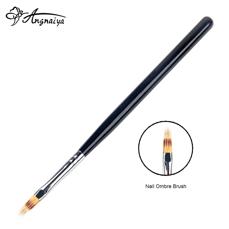 ANGNYA 1 Pcs UV Gel Gradient Brush Drawing Painting Pen Black Wooden Handle Profissional Nail Ombre Brushes Manicure Tools
ANGNYA 1 Pcs UV Gel Gradient Brush Drawing Painting Pen Black Wooden Handle Profissional Nail Ombre Brushes Manicure Tools