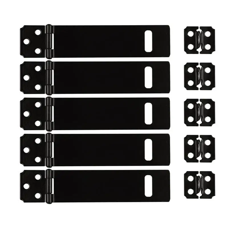 WINOMO 5Pcs/pack 5 Inches Padlock Hasp Door Clasp Hasp Lock Latch Iron Lock For Fastening Gate Cabinet Door Accessories
WINOMO 5Pcs/pack 5 Inches Padlock Hasp Door Clasp Hasp Lock Latch Iron Lock For Fastening Gate Cabinet Door Accessories