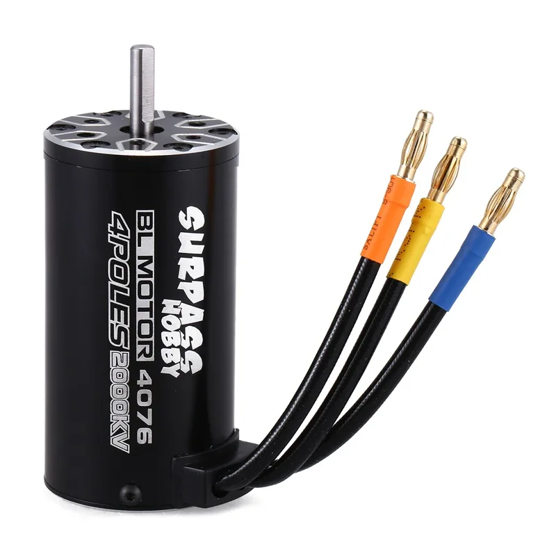 SURPASS HOBBY 4076 2000KV 135A 4P Sensorless Brushless Motor for 1/8 RC Monster Truck Car
SURPASS HOBBY 4076 2000KV 135A 4P Sensorless Brushless Motor for 1/8 RC Monster Truck Car