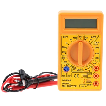 DT-830B Professional LCD Digital Display Digital Multimeter AC DC Handheld Ammeter Voltmeter Resistance Capacitance Tester
DT-830B Professional LCD Digital Display Digital Multimeter AC DC Handheld Ammeter Voltmeter Resistance Capacitance Tester