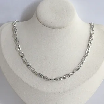 100% S925 Necklace European Personality Double Line Chain Necklace Wedding Jewelry Festival Girl Gifts Work Party Accessory 
100% S925 Necklace European Personality Double Line Chain Necklace Wedding Jewelry Festival Girl Gifts Work Party Accessory