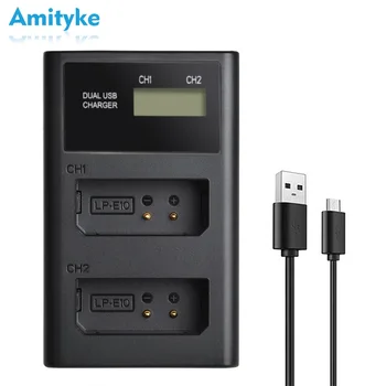 LP-E10 Battery Charger LED Dual Camera Charger for Canon EOS FZ100 LP-E5 LPE6 LP-E8 LP-E12 LP-E17 F970 FW50 W126 Digital Camera
LP-E10 Battery Charger LED Dual Camera Charger for Canon EOS FZ100 LP-E5 LPE6 LP-E8 LP-E12 LP-E17 F970 FW50 W126 Digital Camera
