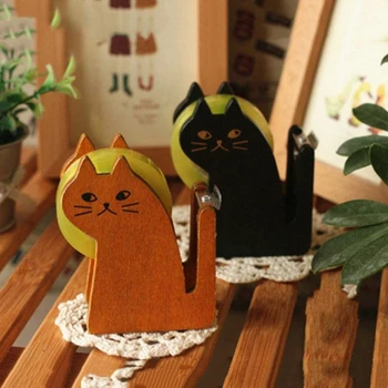 High Quality Wooden Cute Tape Dispenser Cutter Kawaii Cat Office Accessory Mini Washi Cutting Holder
High Quality Wooden Cute Tape Dispenser Cutter Kawaii Cat Office Accessory Mini Washi Cutting Holder