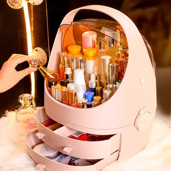 Portable Cosmetic Box Convenient Practical User-friendly Design Dust Water Proof Drawer Make Up Storage Jewelry Organizer
Portable Cosmetic Box Convenient Practical User-friendly Design Dust Water Proof Drawer Make Up Storage Jewelry Organizer