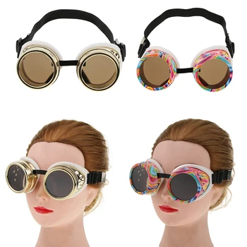 Stylish Round Steampunk Goggles Glasses Vintage Victorian Cosplay Goth Motorcycle Bicycle Costume Sunglasses
Stylish Round Steampunk Goggles Glasses Vintage Victorian Cosplay Goth Motorcycle Bicycle Costume Sunglasses