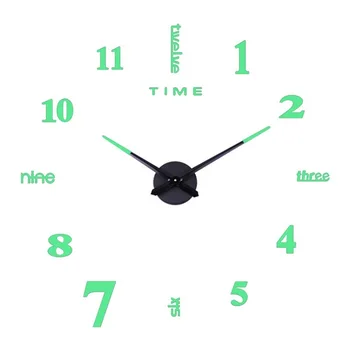 Modern Simple Oversized Creative DIY Luminous Hanging Clock Acrylic Wall Clock 3D Punch-Free Living Room Decorative Clock
Modern Simple Oversized Creative DIY Luminous Hanging Clock Acrylic Wall Clock 3D Punch-Free Living Room Decorative Clock