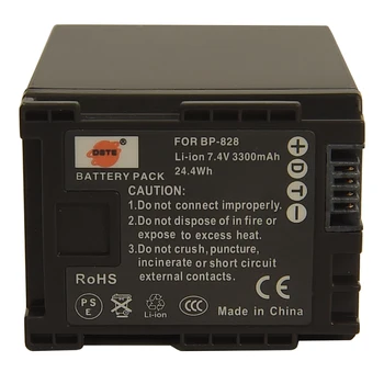 DSTE BP-828 Replacement Li-ion Battery for Canon VIXIA HFS20 HFS21 HFS30 HFS100 HFS200 HF200 HFM300 HFM301 HFM41 HFM400
DSTE BP-828 Replacement Li-ion Battery for Canon VIXIA HFS20 HFS21 HFS30 HFS100 HFS200 HF200 HFM300 HFM301 HFM41 HFM400