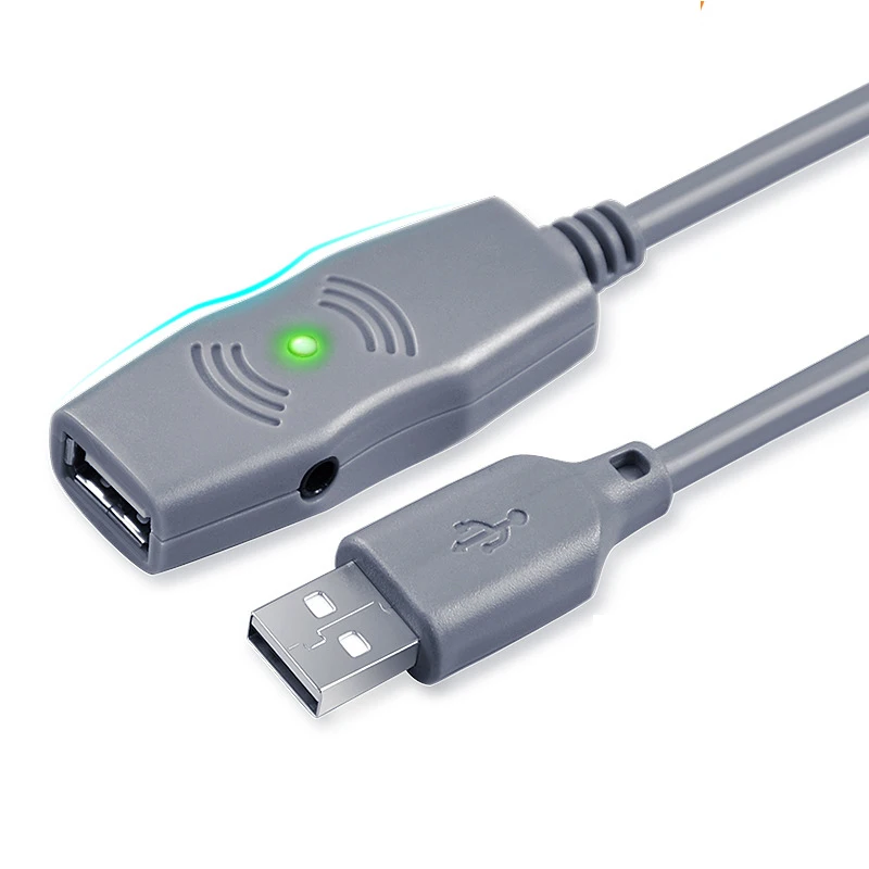 USB-кабель-удлинитель USB2.0 переходник для усилителя сигнала штекер-гнездо со