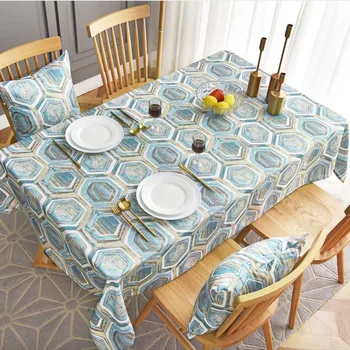 Simple Table Cloth Rectangular Waterproof Oilproof Table Cover Pastoral Style Geometric Patterns Printed Tablecloths ZB-DS011&40
Simple Table Cloth Rectangular Waterproof Oilproof Table Cover Pastoral Style Geometric Patterns Printed Tablecloths ZB-DS011&40