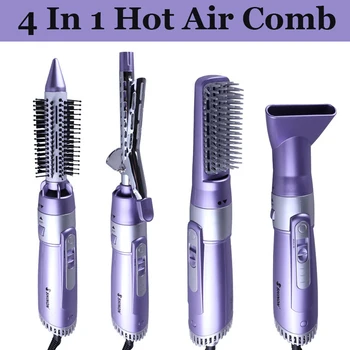 Professional Hair Dryer Electric Curling Hot Air Comb 4 In 1 Curler Multi-functional Hair Dryer Combs Hair Styling Tools
Professional Hair Dryer Electric Curling Hot Air Comb 4 In 1 Curler Multi-functional Hair Dryer Combs Hair Styling Tools