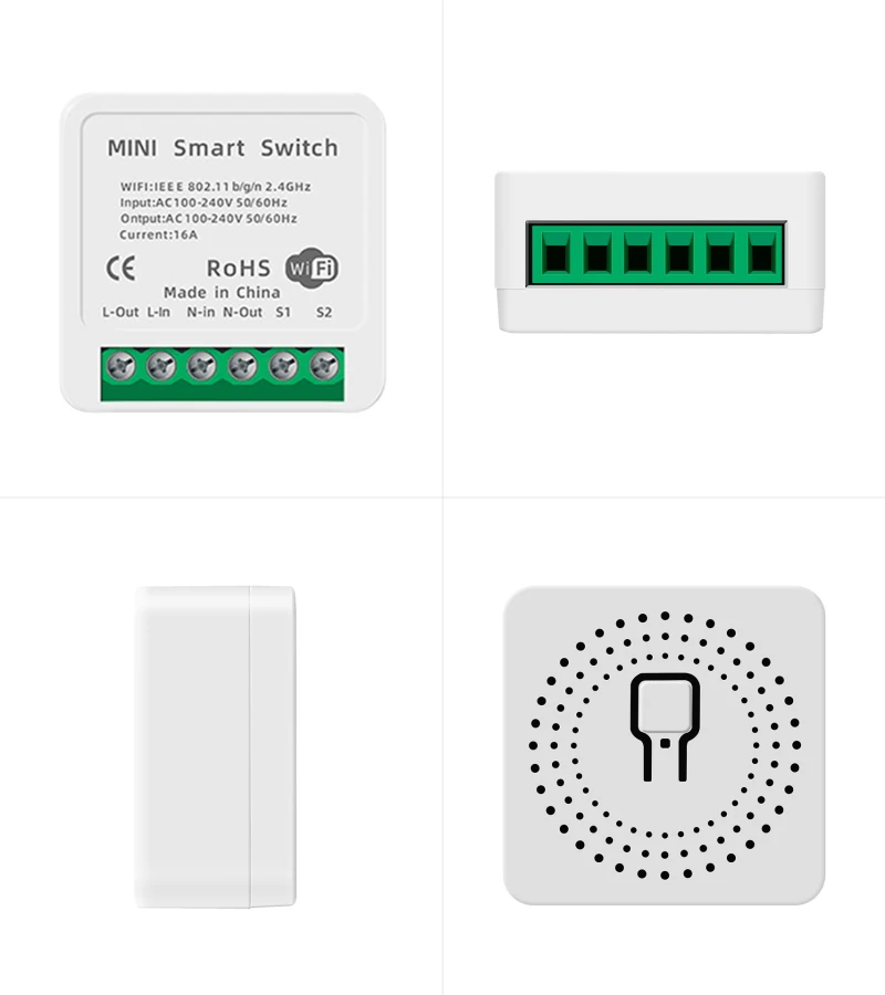 10A/16A Wifi MINI Smart Switch Timer Wireless Switches Voice Remote Control Work With Alexa Google Home Tuya Smart Life App 220V
10A/16A Wifi MINI Smart Switch Timer Wireless Switches Voice Remote Control Work With Alexa Google Home Tuya Smart Life App 220V