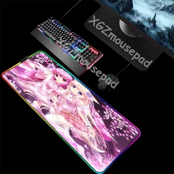 XGZ sweet girl pink skirt custom RGB animation Mouse Pad Black lock edge computer desk pad rubber speed non slip 900x400
XGZ sweet girl pink skirt custom RGB animation Mouse Pad Black lock edge computer desk pad rubber speed non slip 900x400