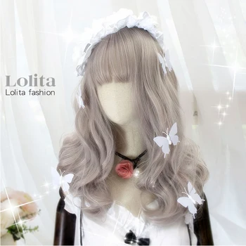 AOSI 45CM Long Wavy Lolita Cosplay Wig With Bangs Synthetic Wigs For Women Heat Resistant Natural Fake Hair American African
AOSI 45CM Long Wavy Lolita Cosplay Wig With Bangs Synthetic Wigs For Women Heat Resistant Natural Fake Hair American African