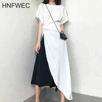 Women Shirt Irregular O-neck Short Sleeve Chiffon Women Blouses Asymmetry White Long Chiffon Shirt Woman 2019 New A981 
Women Shirt Irregular O-neck Short Sleeve Chiffon Women Blouses Asymmetry White Long Chiffon Shirt Woman 2019 New A981