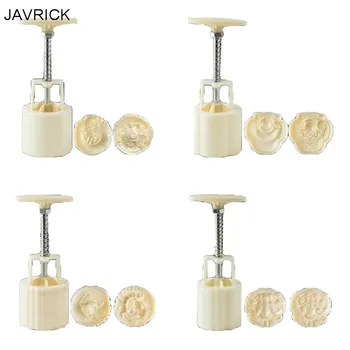 Plastic Mooncake Mold 63g 3D Cookie Cutter with 2 Stamp Chocolate DIY Bakeware
Plastic Mooncake Mold 63g 3D Cookie Cutter with 2 Stamp Chocolate DIY Bakeware