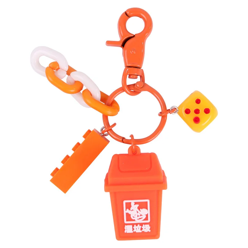 Dayoff New Simulated Trash Can Keychain Key Chains Cute Cartoon Building Blocks Key Ring Fashion Jewelry Gift For Women K97
Dayoff New Simulated Trash Can Keychain Key Chains Cute Cartoon Building Blocks Key Ring Fashion Jewelry Gift For Women K97