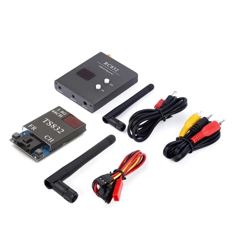 ABKT-48Ch 5.8G 600Mw 5Km Wireless AV Transmitter TS832 Receiver RC832 for FPV Multicopter RC Aircraft Quadcopter Black
ABKT-48Ch 5.8G 600Mw 5Km Wireless AV Transmitter TS832 Receiver RC832 for FPV Multicopter RC Aircraft Quadcopter Black