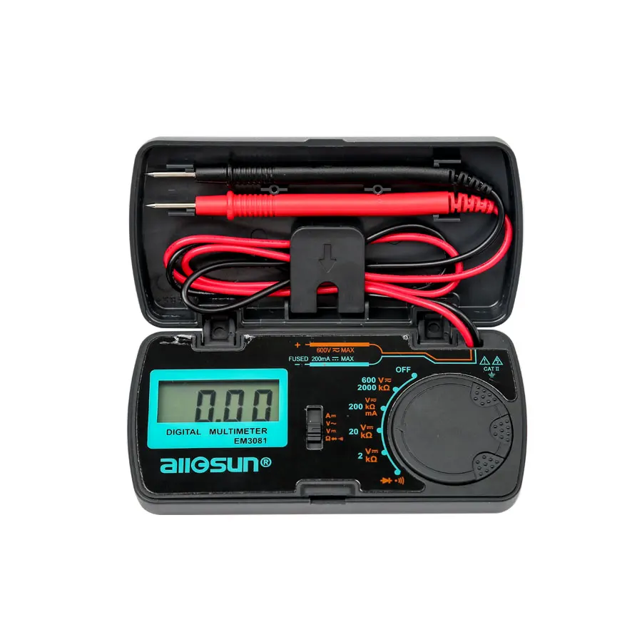 All-Sun EM3081 Digital Multimeter for Measuring DC and AC Voltage Tester Voltage Test Equipment
All-Sun EM3081 Digital Multimeter for Measuring DC and AC Voltage Tester Voltage Test Equipment