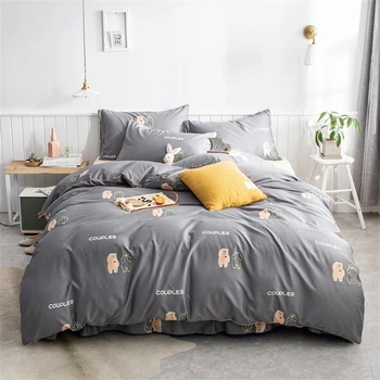 Summer washed silk printed tencel cool feeling bedding set duvet cover sheet pillowcase home bed decor
Summer washed silk printed tencel cool feeling bedding set duvet cover sheet pillowcase home bed decor