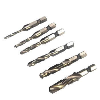 6pcs High Speed Steel Hole Saw 3 In 1 Durable Hexagon Handle Multifunctional Compound Tap Woodworking Tools Drill Bits Coated
6pcs High Speed Steel Hole Saw 3 In 1 Durable Hexagon Handle Multifunctional Compound Tap Woodworking Tools Drill Bits Coated