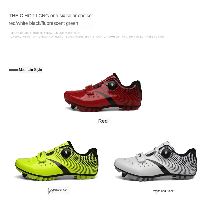 2020 Upline Road Cycling Shoes Men Mtb Shoes Mountain Bike Shoe Ultralight Bicycle Sneakers Self-Locking Professional Breathable