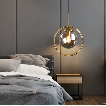 Pendant Light Kitchen Island Loft Modern Bedside Hanging Lamp Suspension Bedroom Magic Bean Gold Glass Ball Lighting Home Deco
Pendant Light Kitchen Island Loft Modern Bedside Hanging Lamp Suspension Bedroom Magic Bean Gold Glass Ball Lighting Home Deco
